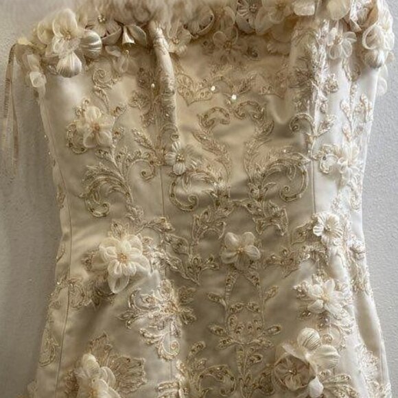 Maggie Sottero Haute Couture Rihanna Royale size 12 wedding gown - Picture 4 of 16